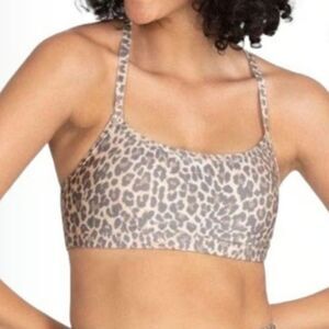 Calme by Johnny Was Animal Print Sports Bra XL
